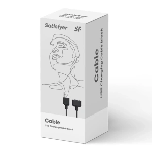 Satisfyer - USB kabel za punjenje, crni