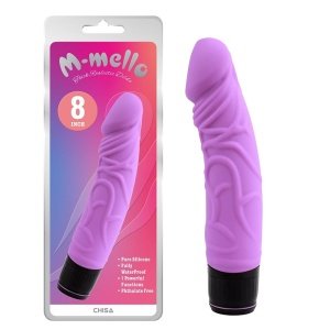 M-mello Vibrator realistični penis 19 cm 7 načina
