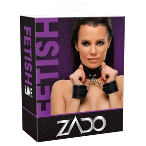 Kožna ogrlica i lisice ZADO