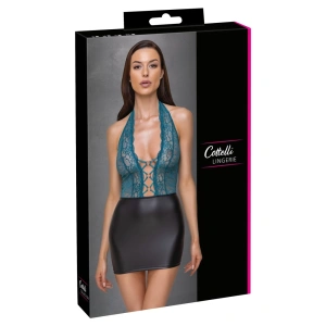 Cottelli LINGERIE Haljina crna/teal S