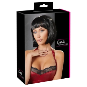 Cottelli ACCESSOIRES Crna bob perika