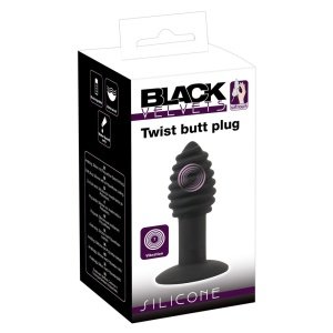 Analni čep Twist 10,7 cm Black Velvets