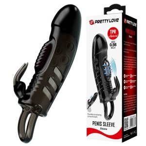 Pretty Love Vibration Penis Sleeve +2,5 cm