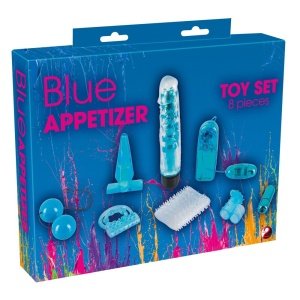 Set od 8 plavih igračaka Blue Appetizer