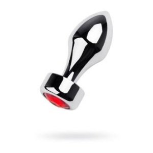 Metalni analni čep s kristalom 9,5cm TOYFA