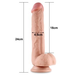Vibrator s vakuumom 24 cm Lovetoy