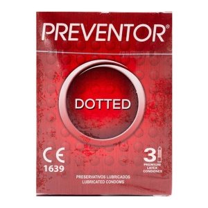 Dotted Condoms 3kom Preventor