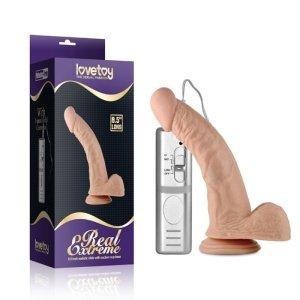 Real Extreme Vibration vakuumski dildo 22 cm Lovetoy