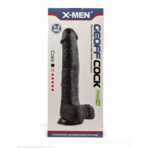 GEOFF dildo s vakuumom 30cm X-MEN