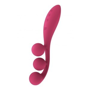 Satisfyer Multifunkcionalni vibrator Satisfyer Tri Ball 1 crveni