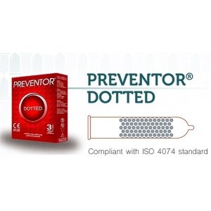 DOTTED Preventor pakiranje kondoma 48 x 3 kom