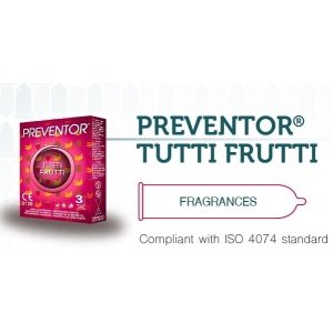 TUTTI FRUTTI Preventor pakiranje kondoma 48 x 3 kom