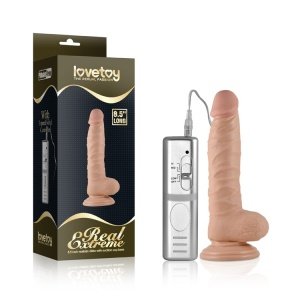 Real Extreme Vibration vakuumski dildo 22 cm Lovetoy