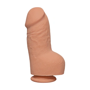 Doc Johnson Fat D - Realistični ULTRASKYN dildo s kuglicama - 8 / 20 cm