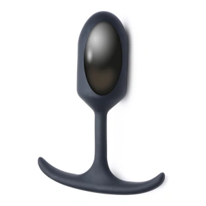 Premium silikonski utegnuti analni čepić XR Brands - srednji