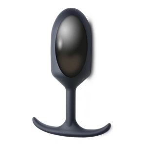 Premium silikonski utegnuti analni čepić XR Brands - iznimno velik