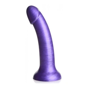 XR Brands G-Tastic - Metalni silikonski dildo - 7 / 17,8 cm