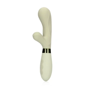 Loveline by Shots Silikonski vibrator Rabbit - Misty Green