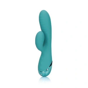 Loveline by Shots vibrator rabbit na napuhavanje - paun plava
