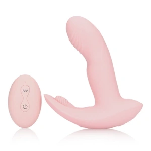 Loveline by Shots vibrator na prste s daljinskim upravljačem - šifon od trešnje