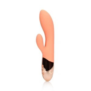 Loveline by Shots Ultra mekani silikonski vibrator rabbit - breskva