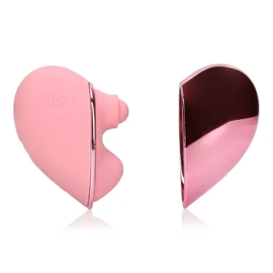 Loveline by Shots Tapping Heart Vibrator - Pink Arabesque