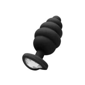 Joj! by Shots Ribbed Diamond Heart Plug - Regular