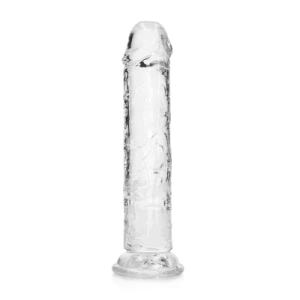 RealRock by Shots ravni realistični dildo s vakuumskom čašicom - 7'' / 18