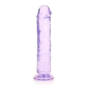 RealRock by Shots ravni realistični dildo s vakuumom - 8'' / 20