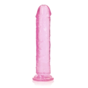 RealRock by Shots ravni realistični dildo s vakuumskom čašicom - 9'' / 23
