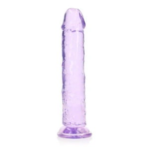 RealRock by Shots ravni realistični dildo s vakuumskom čašicom - 9'' / 23