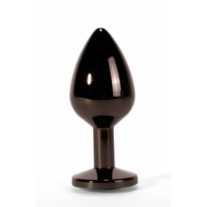 Čep analni Secret Shine Black Jewell 9,5 cm X-MEN