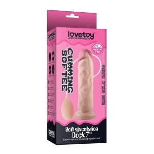 Vakumski dildo s funkcijom ejakulacije 21,6 cm Lovetoy