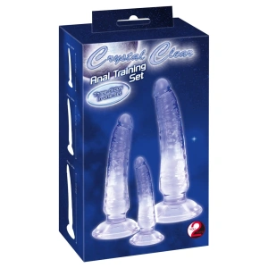 Crystal 3u1 dildo set