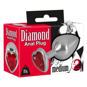 You2Toys Diamond analni čep srednji