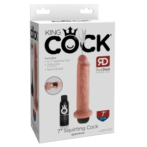 King Cock Squirting Flesh Cock, 17.8 cm